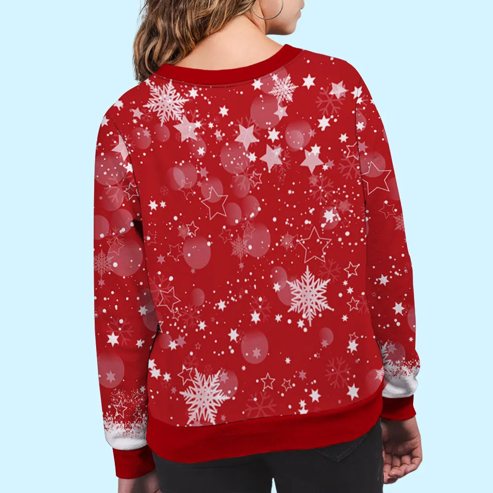 Personalized Grandma Christmas Sweater for Family - Festive Holiday Gift Cloth MagicInPrints