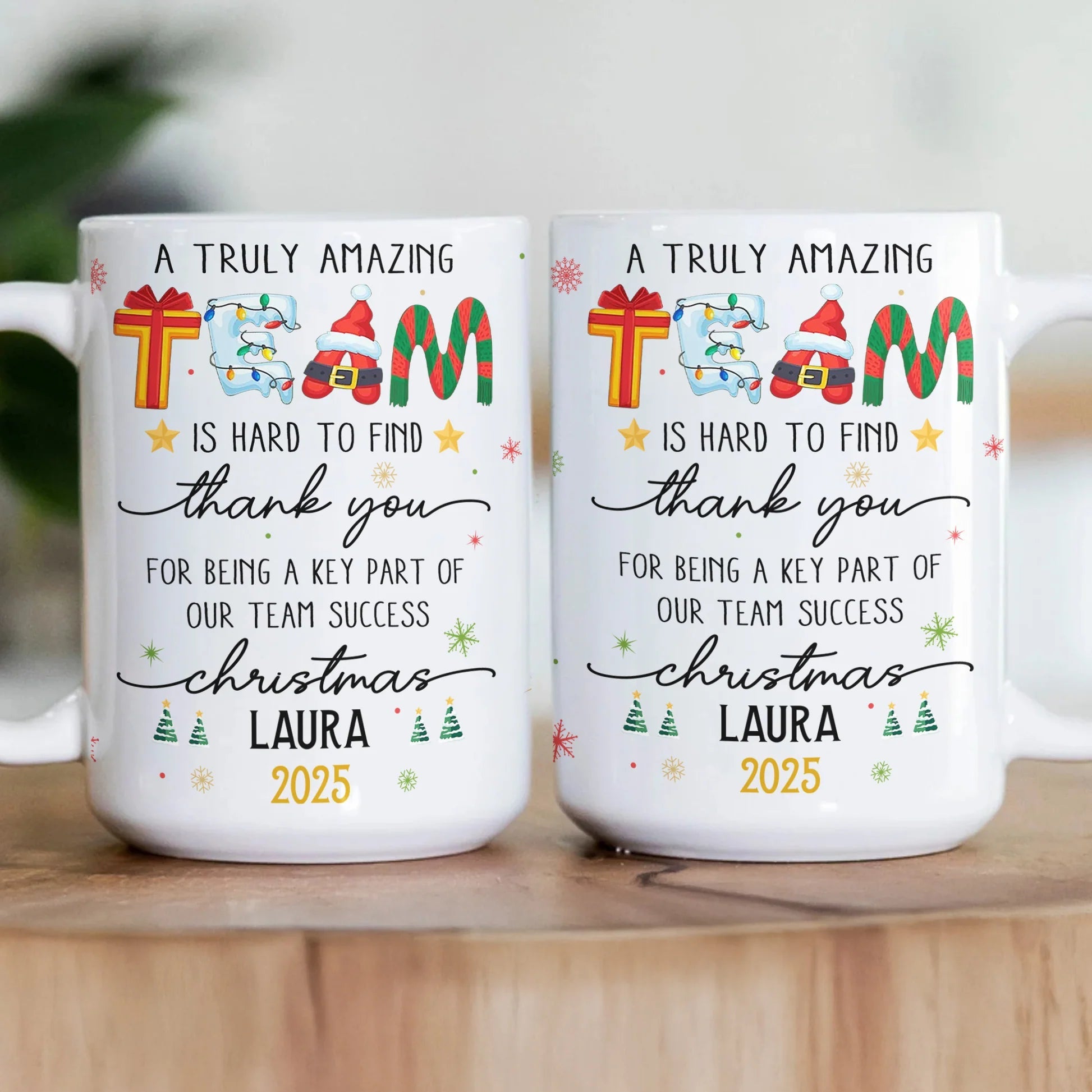 Personalized Christmas Team Mug for Colleagues - Appreciation Gift 2025 Cup MagicInPrints