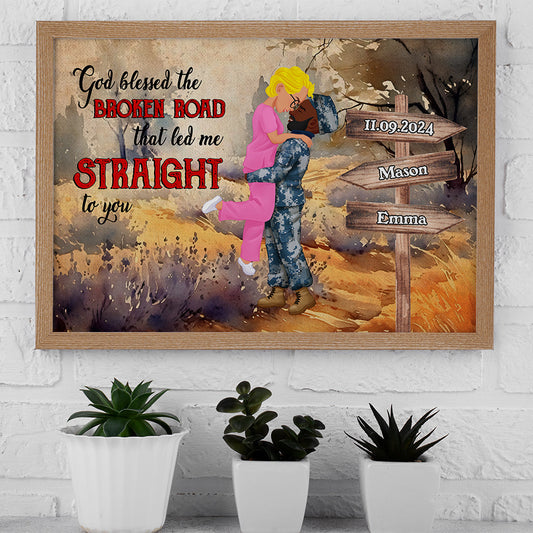 Custom Couple Canvas Print | Unique Personalized Valentine's Day Gifts Poster & Canvas PopCulturePrints