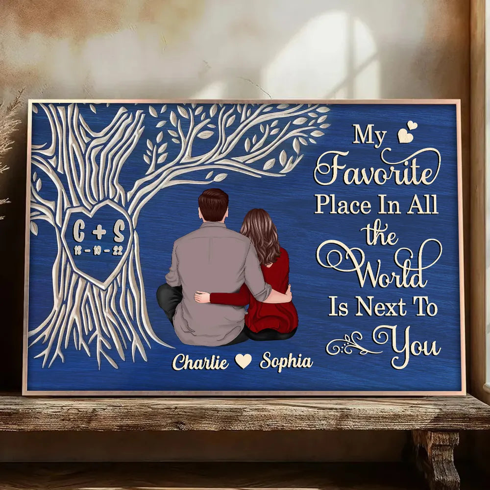 Personalized Couple Wall Art for Home Decor - Romantic Gift Poster or Canvas MagicInPrints