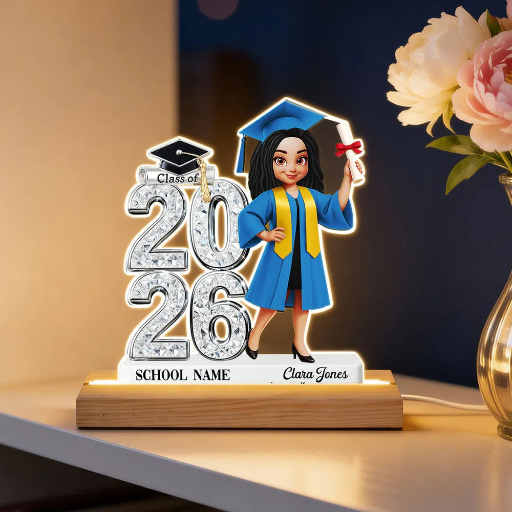 Custom Graduation Acrylic Plaque for Class of 2026 - Personalized Gift for Graduates Plaque MagicInPrints