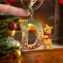 Load image into Gallery viewer, Bring Joy to Every Occasion - Festive Letter Keychain, Custom Gift for Cartoon Fans Keychains PopCulturePrints
