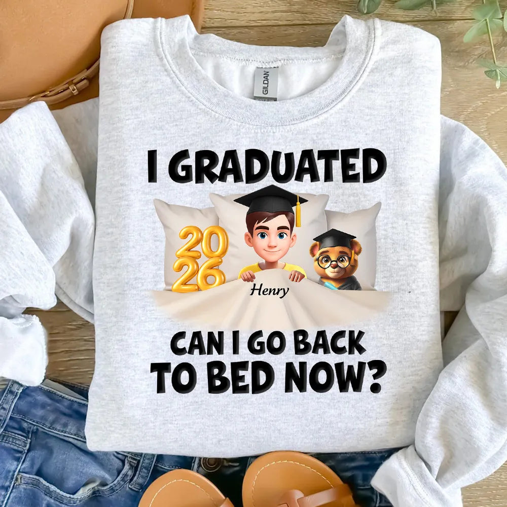 Personalized Graduation Sweatshirt for Graduates - Class of 2026 Humor Cloth MagicInPrints
