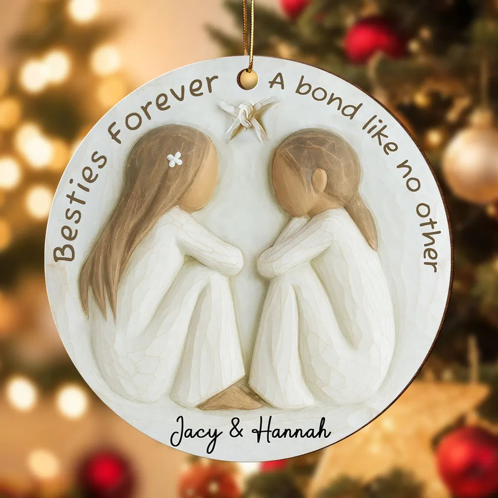 Personalized Best Friends Ornament - Sentimental Gift for Friendship Ornament MagicInPrints