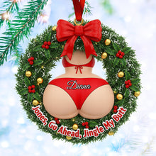 Load image into Gallery viewer, Naughty Couple Christmas Ornament - Personalize Your Delightful Holiday Gift Ornament MagicInPrints

