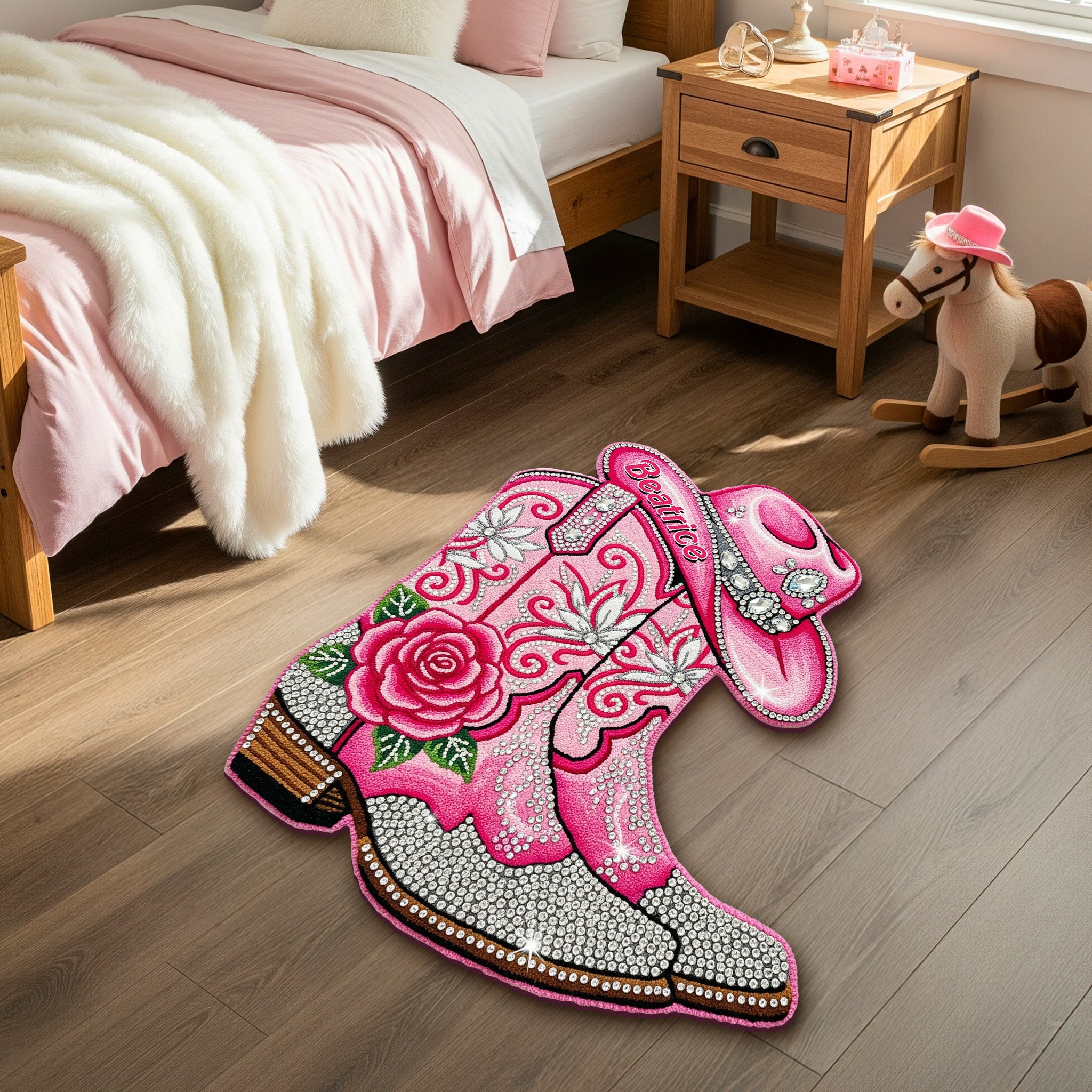 Personalized Cowgirl Boots Doormat - Perfect Gift for Cowgirls Doormat MagicInPrints