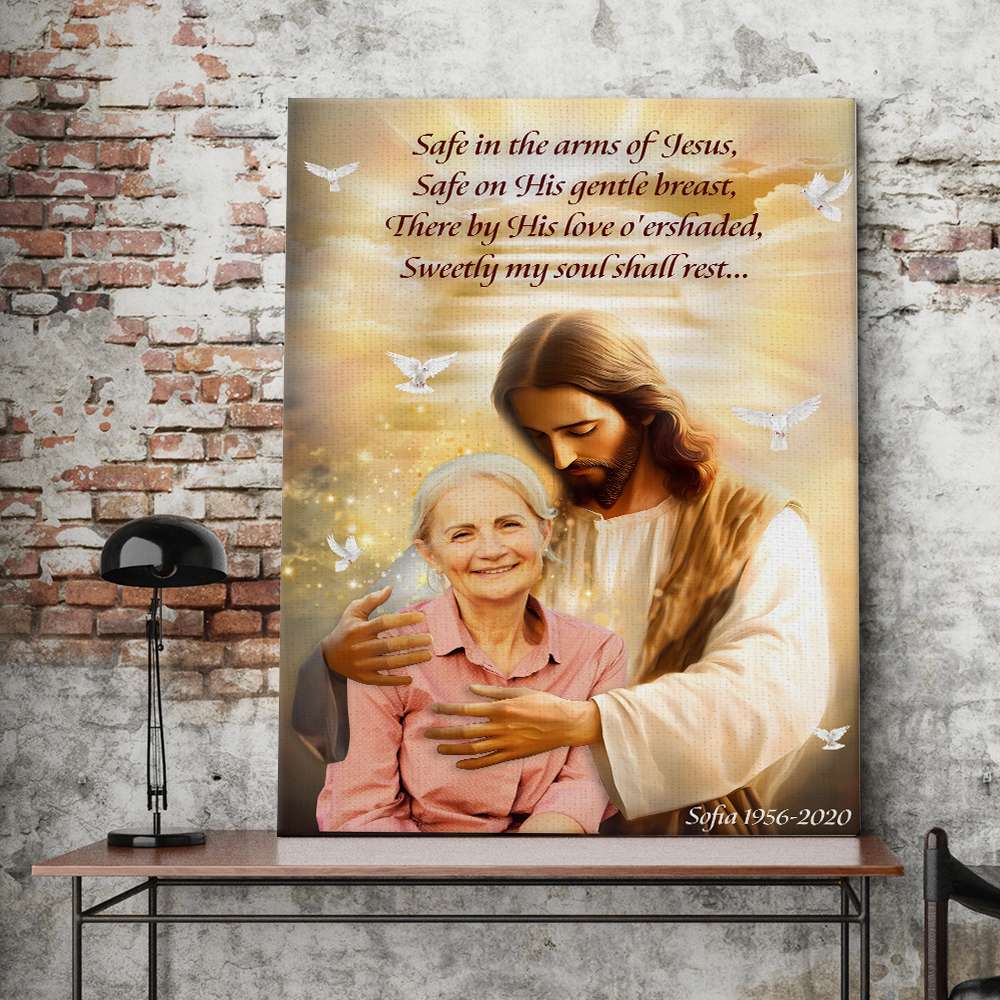Personalized Jesus Canvas Print - Custom Photo Gift Poster & Canvas PopCulturePrints