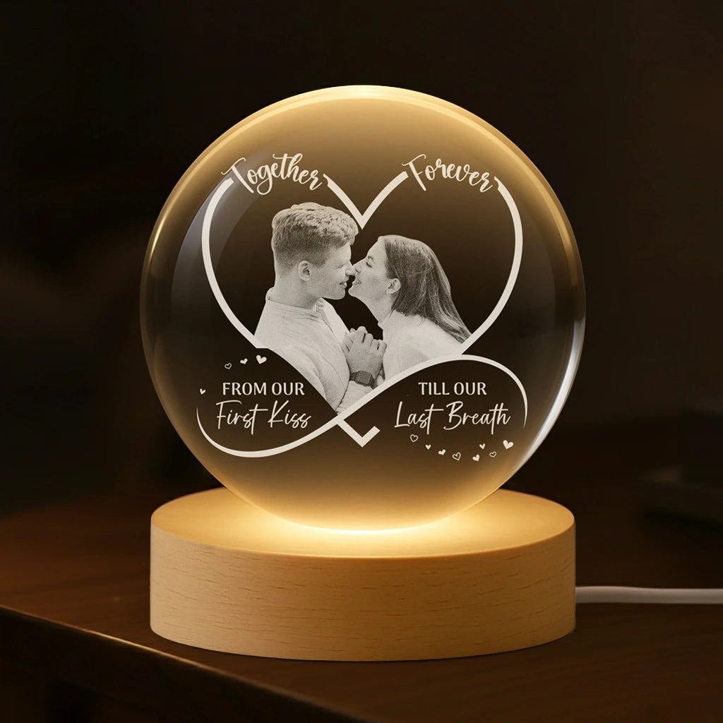 Personalized LED Photo Lamp for Couples - Romantic Gift for Anniversaries Lamp MagicInPrints