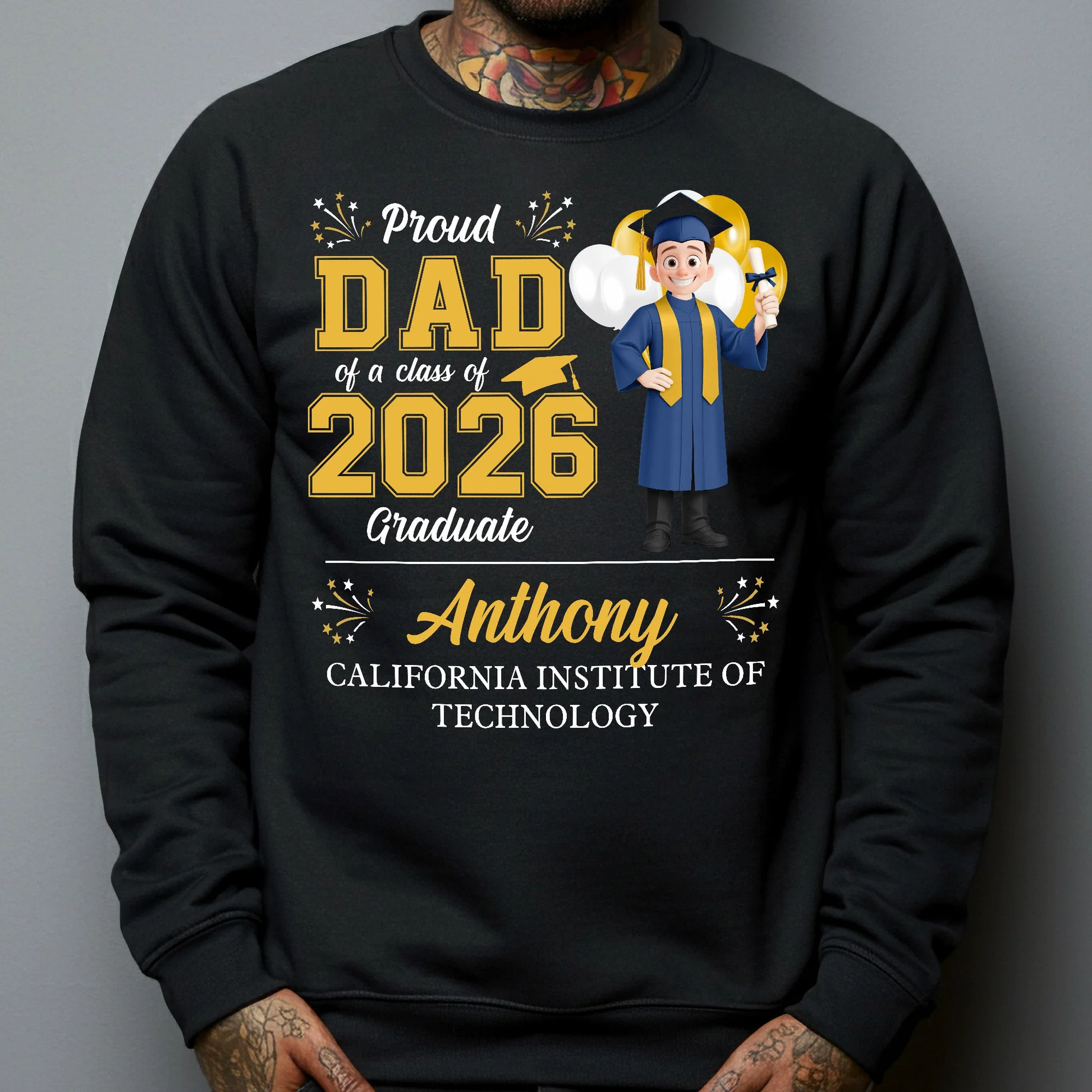 Custom Family Graduation T-Shirt Set for Class of 2026 - Celebrate Graduation Day Cloth MagicInPrints