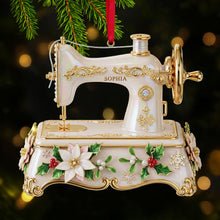 Load image into Gallery viewer, Sewing Machine Ornament - A Personalized Touch for Sewing Enthusiasts Ornament MagicInPrints
