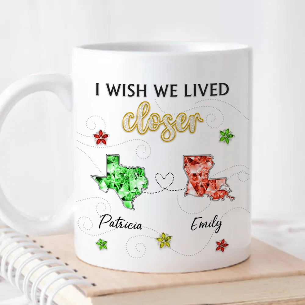 Personalized Long-Distance Friendship Mug for Friends - Thoughtful Gift Cup MagicInPrints