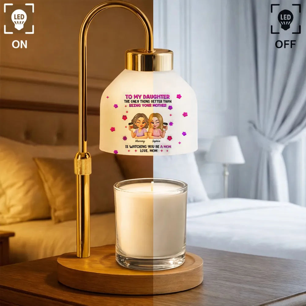 Personalized Mother-Daughter Lamp with Custom Names - Sentimental Gift for Daughter Lamp MagicInPrints