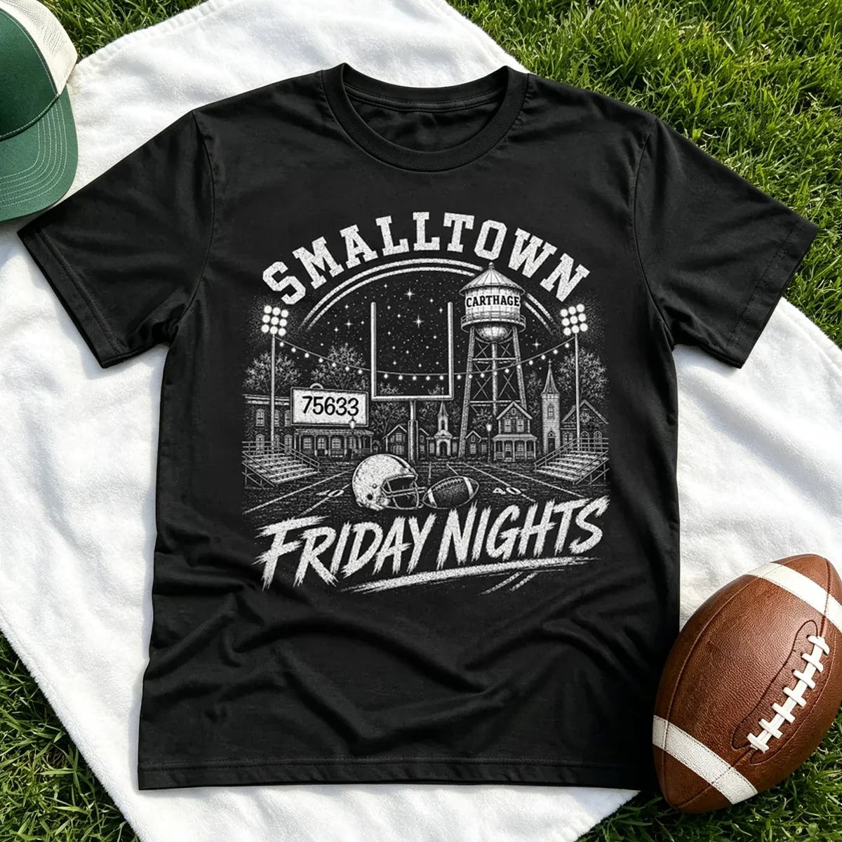 Personalized Classic Tee Football Keepsake for Fans