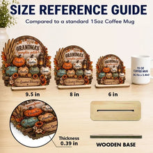 Load image into Gallery viewer, Personalized Wooden Plaque Fall Decor Gift for Grandma
