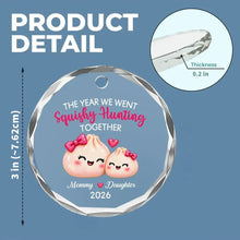 Load image into Gallery viewer, Personalized Crystal Ornament Cute Mommy Daughter Gift for Christmas
