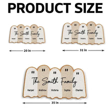 Load image into Gallery viewer, Personalized Halloween Ghost Family Doormat Cute Fall Decor
