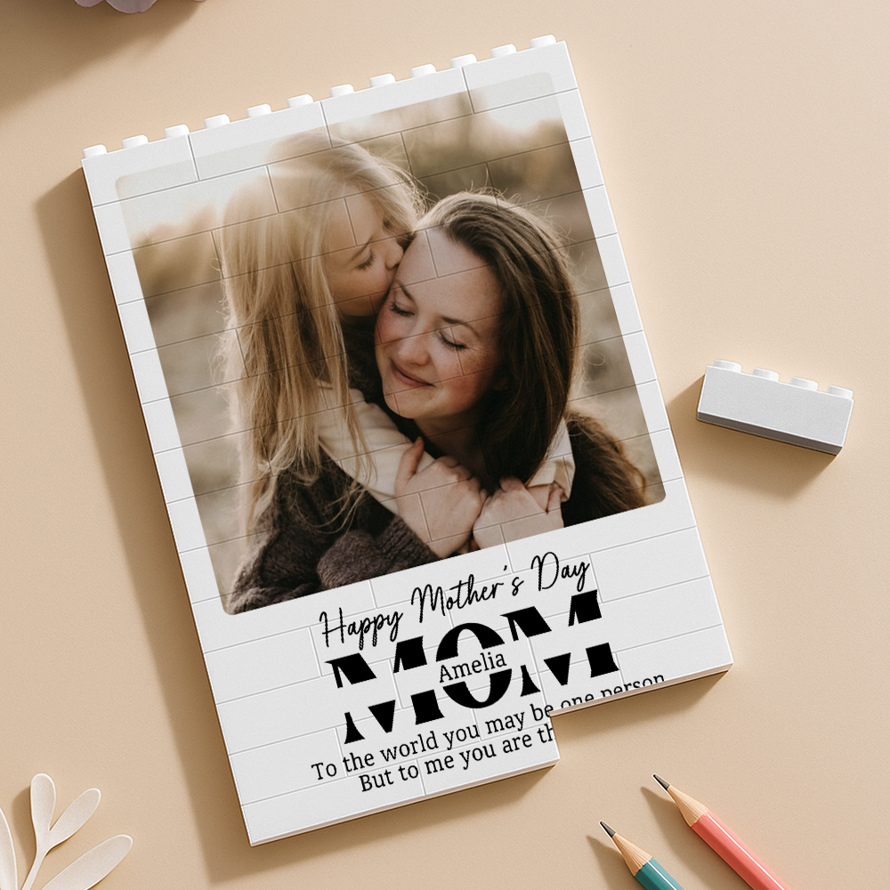 Personalized Photo Block for Mom - Sentimental Mother's Day Gift Plaque MagicInPrints