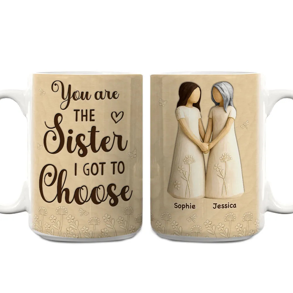 Personalized Sister Mug for Best Friends - Heartfelt Gift Cup MagicInPrints