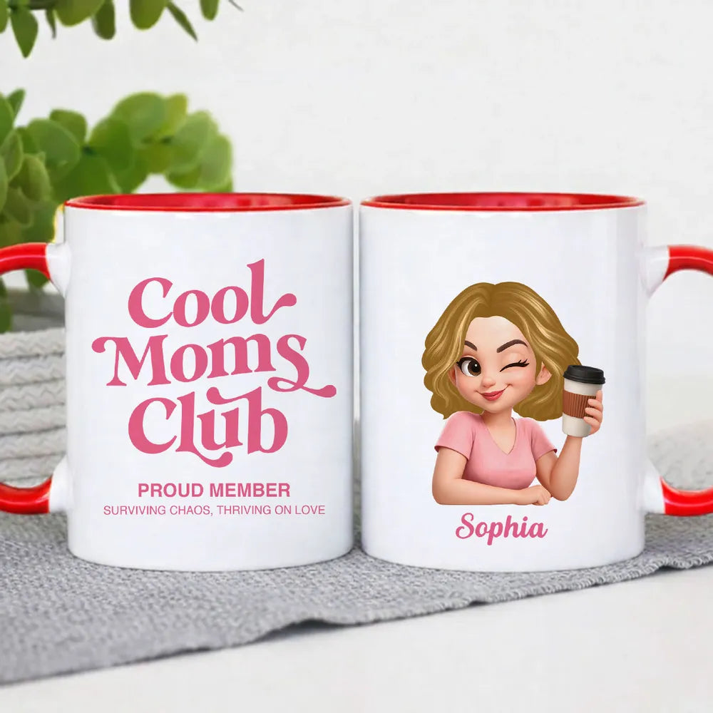 Personalized Cool Moms Club Coffee Mug for Moms - Fun Gift Idea Cup MagicInPrints