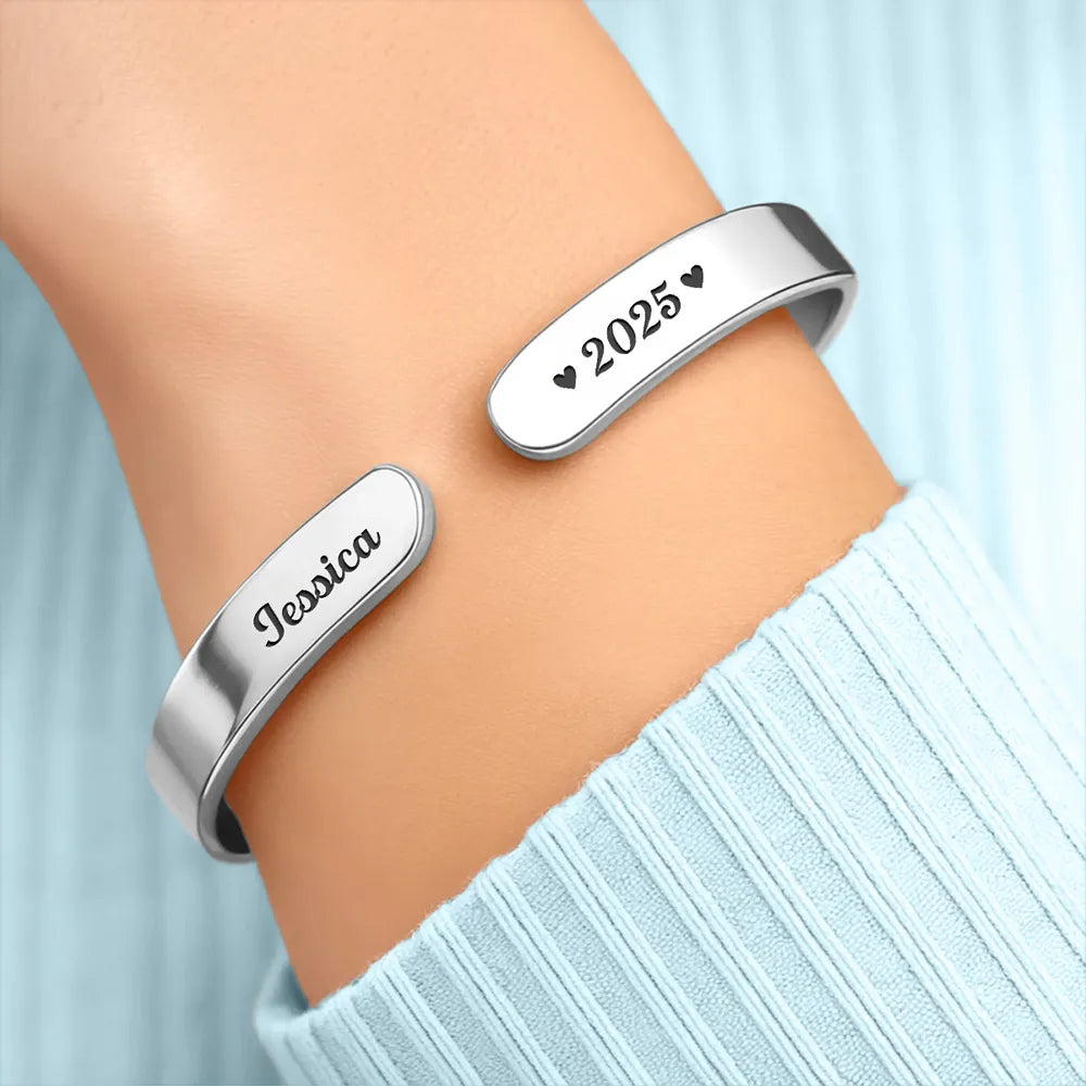 Personalized Memorial Bracelet for Women - Always Loved Engraving Jewelry MagicInPrints