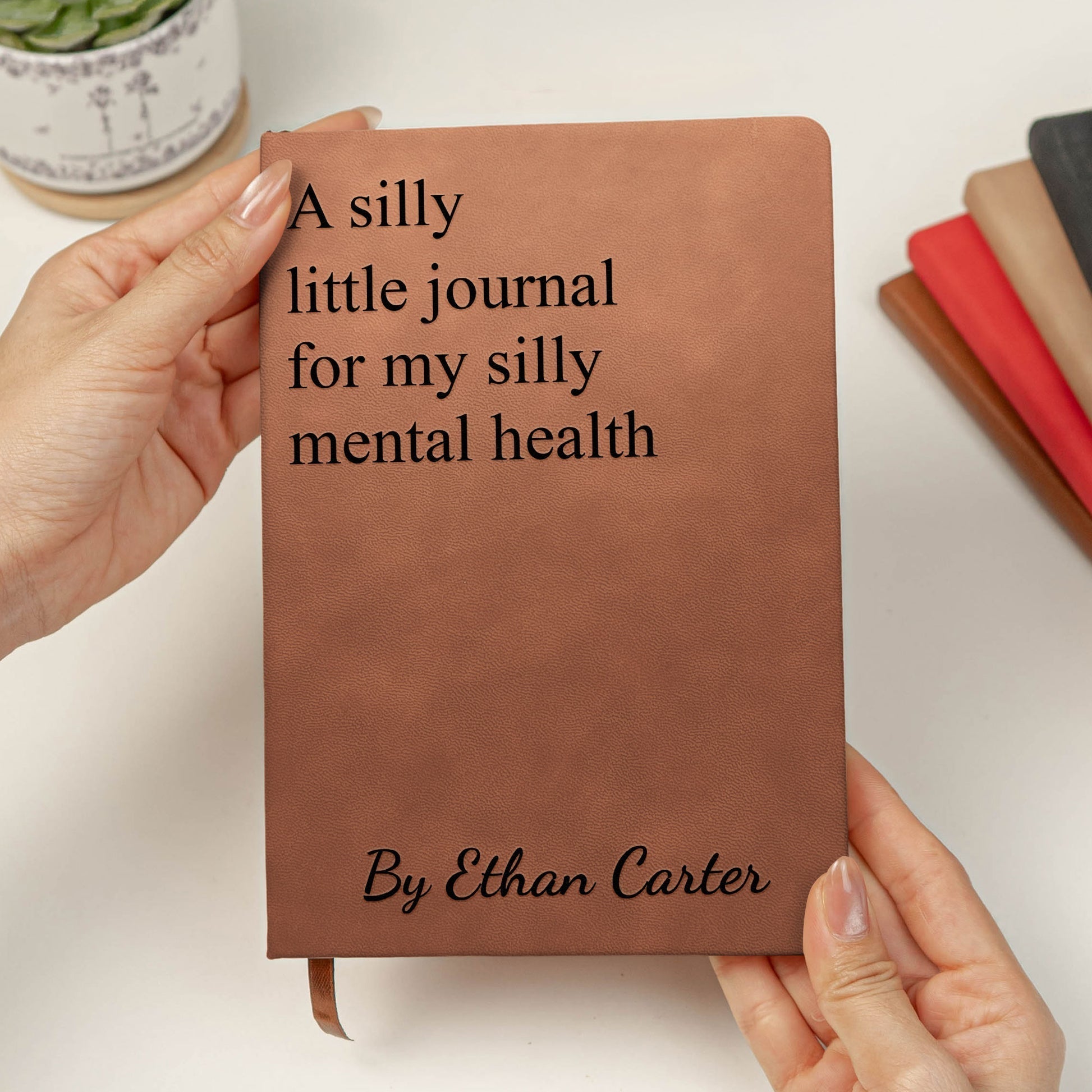 Personalized Journals for Adults with Humorous and Inspirational Quotes - Mental Health Support Stationery MagicInPrints