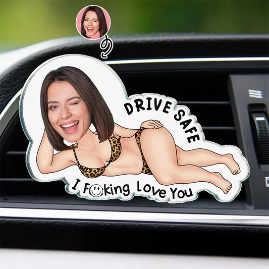 Custom Face Car Air Freshener for Drivers - Fun Gift Car Hanger MagicInPrints