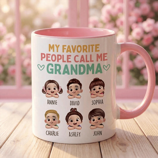 Personalized Grandma Mug for Grandchildren - Heartwarming Gift for Family Cup MagicInPrints