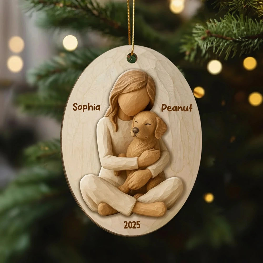Personalized Pet Lover Ornament for Dog Owners - Christmas Keepsake Ornament MagicInPrints