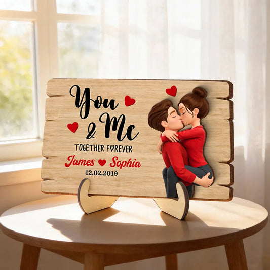 Personalized Wooden Plaque for Couples - Romantic Gift for Anniversaries Plaque MagicInPrints