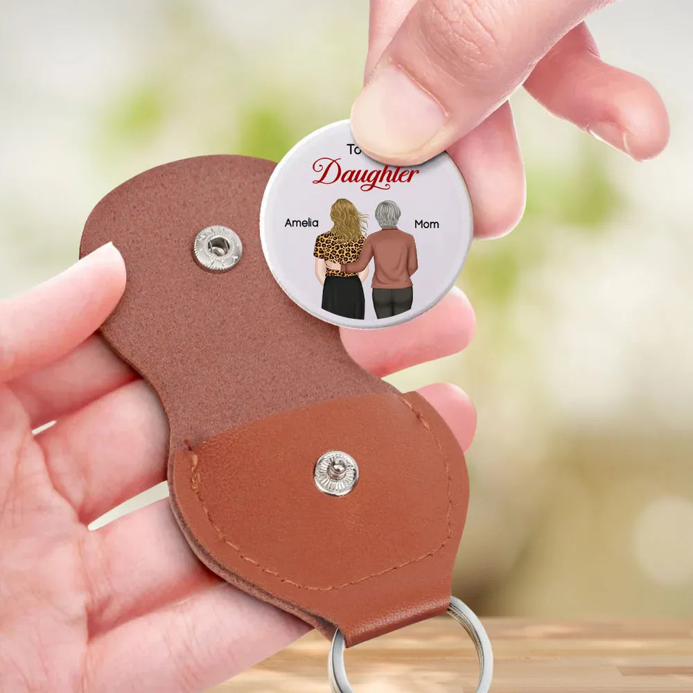 Personalized Keychain for Daughter - Sentimental Gift from Mom Keychain MagicInPrints