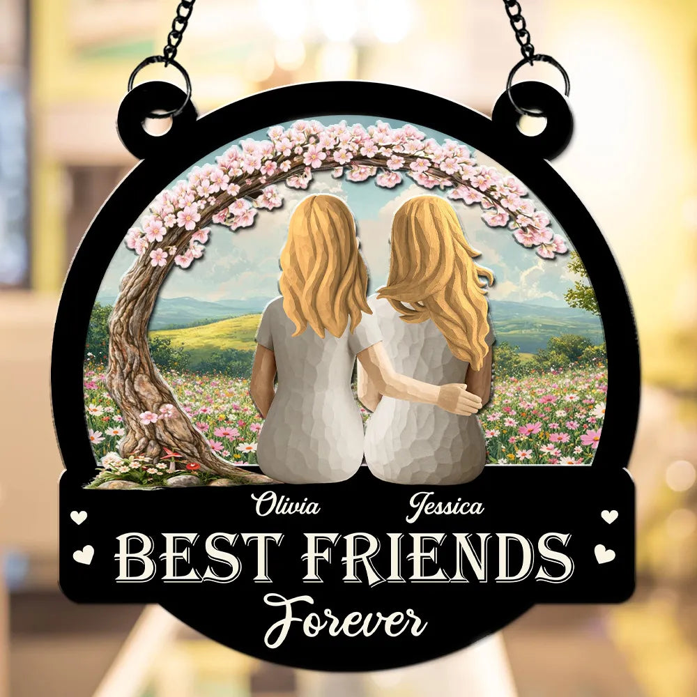 Personalized Best Friends Hanging Ornament for Women - Friendship Gift Ornament MagicInPrints
