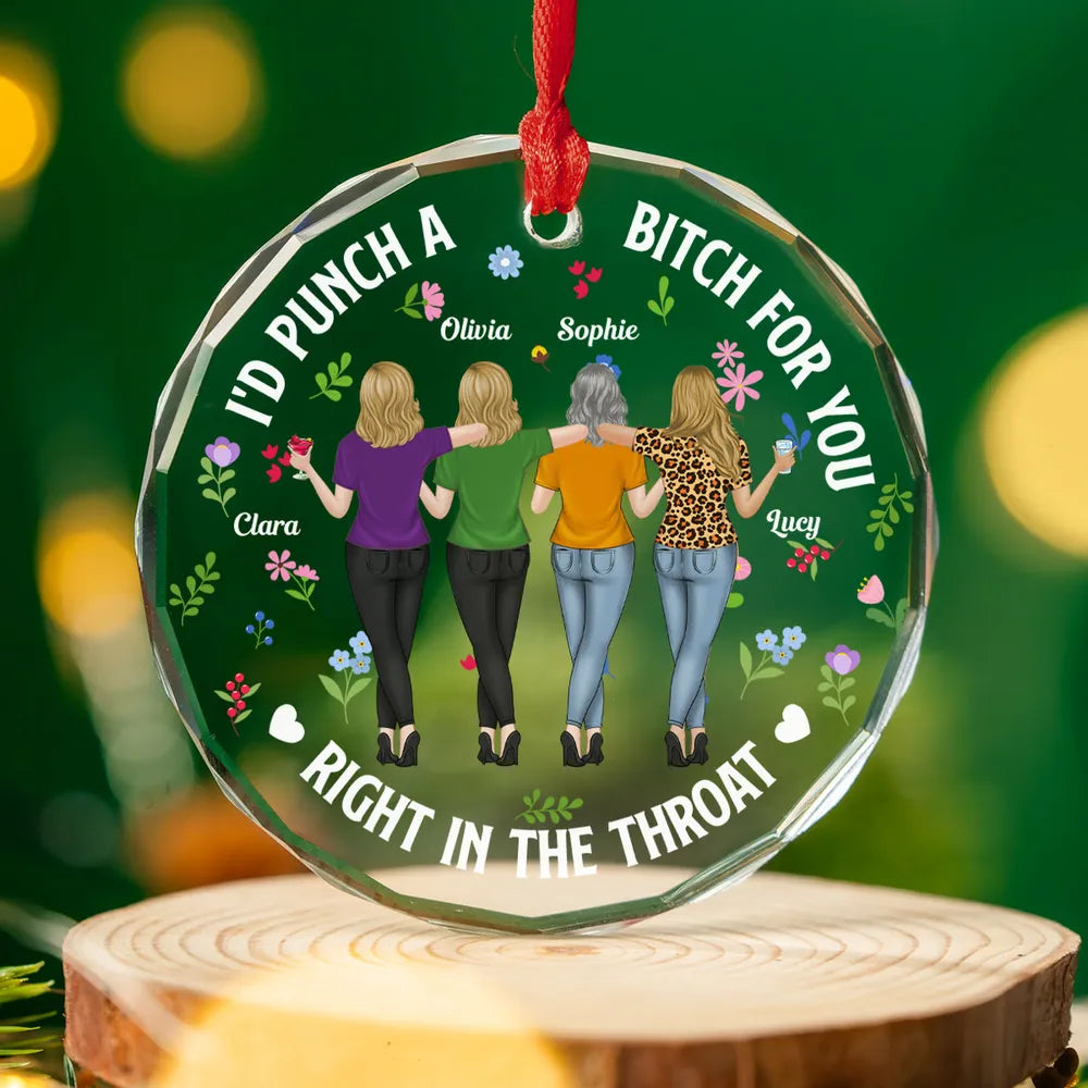 Personalized Friendship Ornament for Best Friends - Humorous Gift Ornament MagicInPrints
