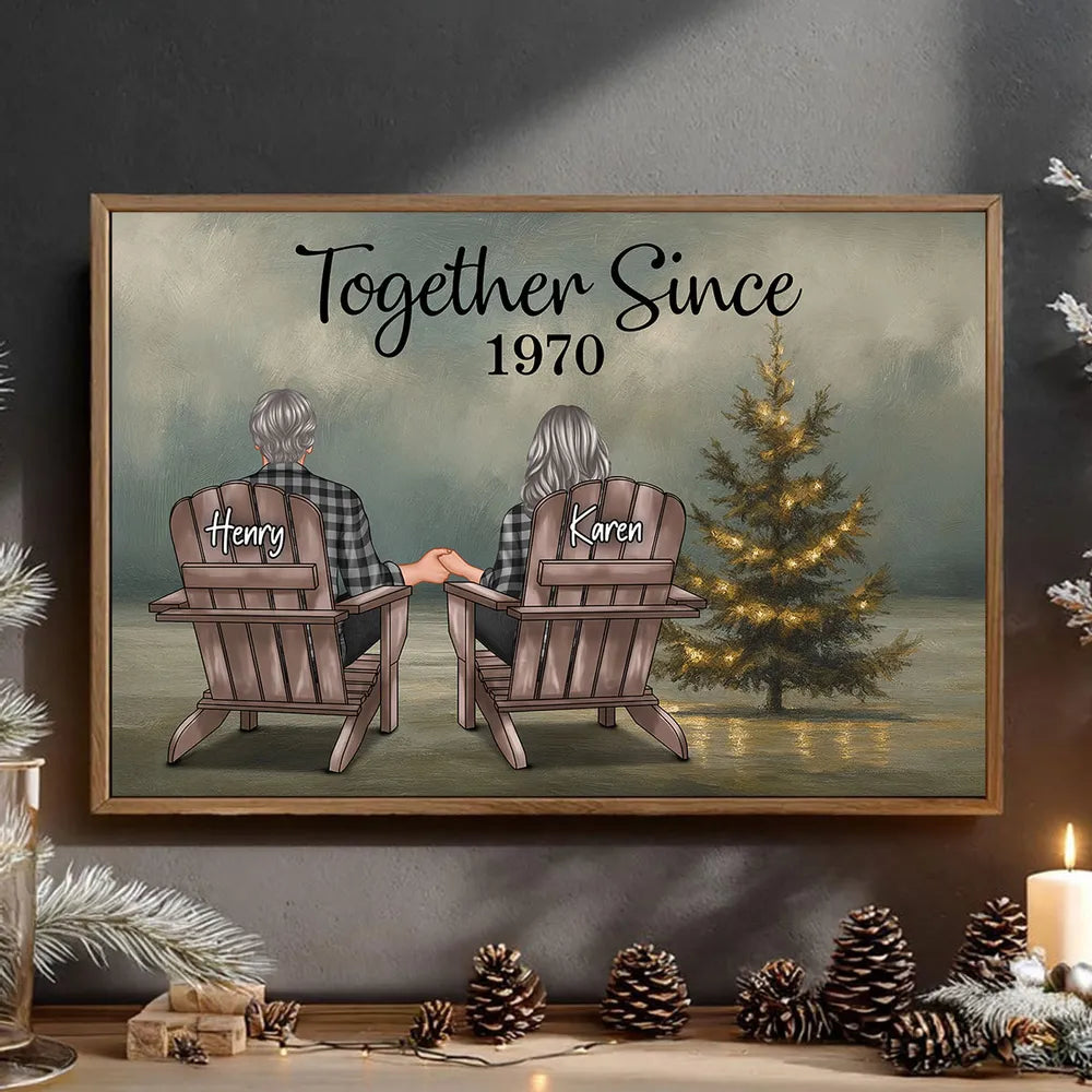 Personalized Couple Canvas Wall Art for Home Decor - Romantic Gift Poster or Canvas MagicInPrints