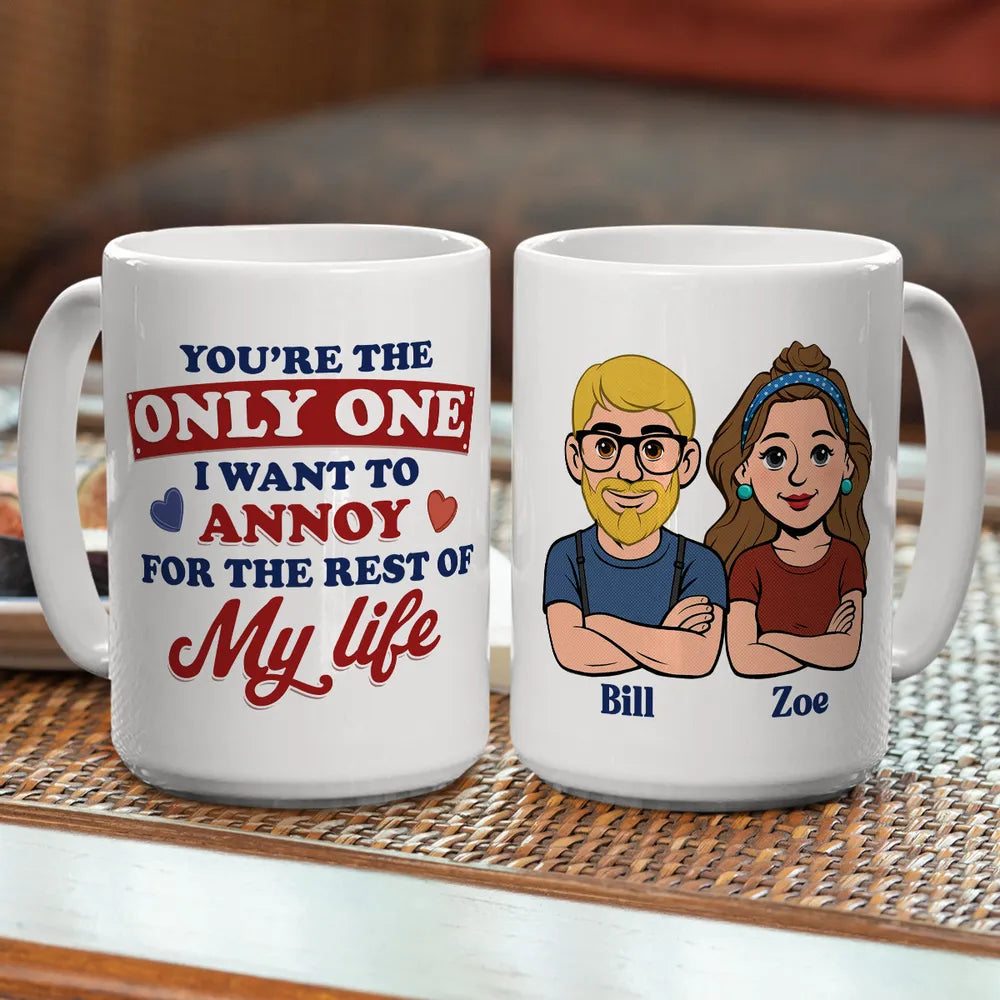 Personalized Couple Mug Set for Partners - Funny Romantic Gift Cup MagicInPrints