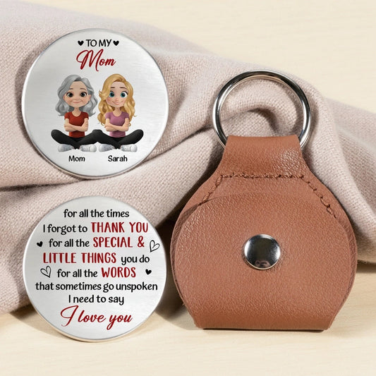Personalized Keychain for Mom with Engraved Message - Sentimental Gift for Mother's Day Keychain MagicInPrints