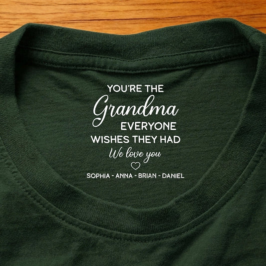 Personalized Grandma T-Shirt for Family Love - Perfect Gift Cloth MagicInPrints