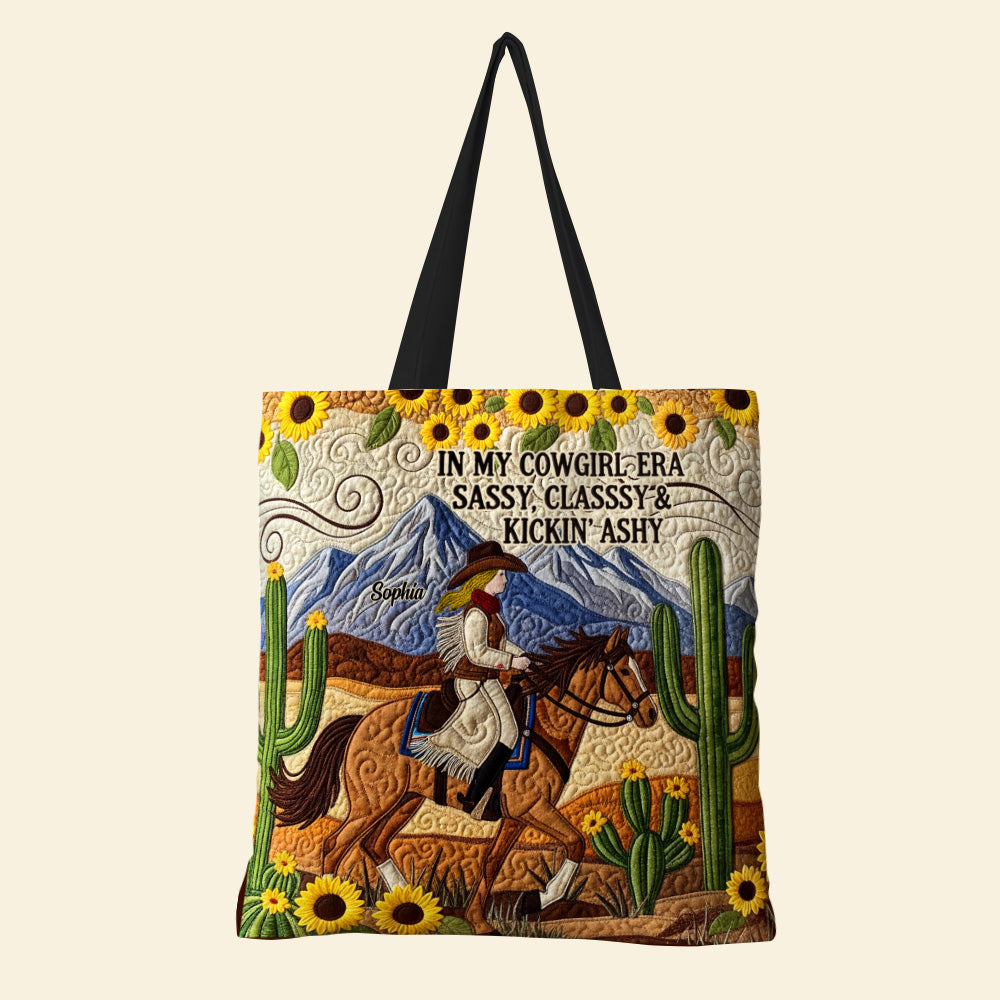Sassy, Classy & Kickin' Ashy - Wild Cowgirl Aesthetic Tote Bag Tote Bag MagicInPrints