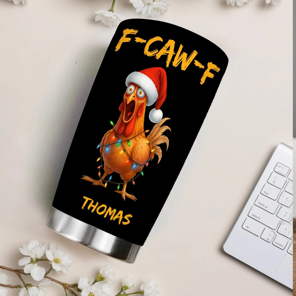 Personalized Funny Rooster Tumbler for Adults - Humor Gift Cup MagicInPrints
