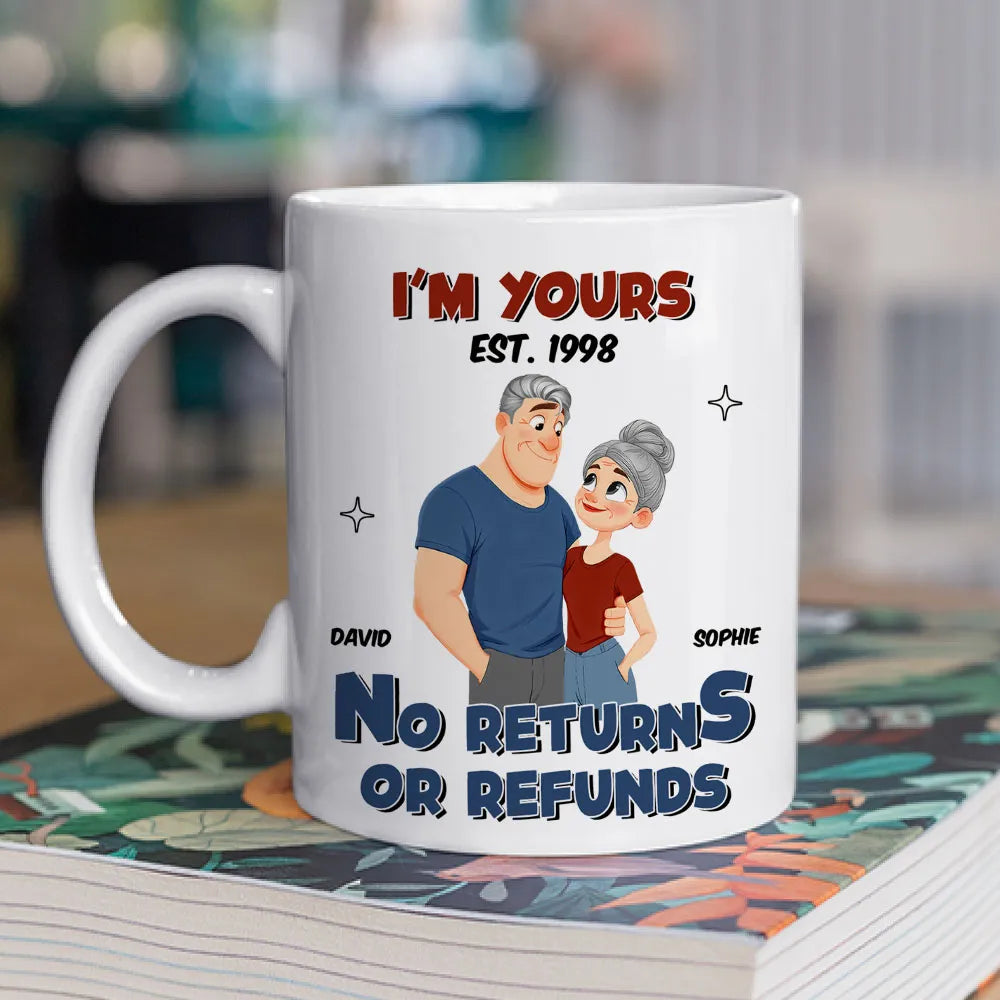 Personalized Couple Mug for Anniversary - Funny 'I'm Yours' Design Cup MagicInPrints
