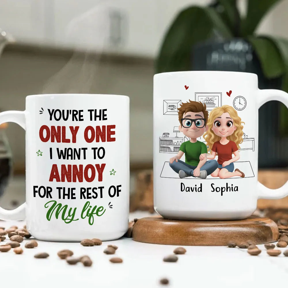 Personalized Couple Mugs for Partners - Funny Anniversary Gift Cup MagicInPrints