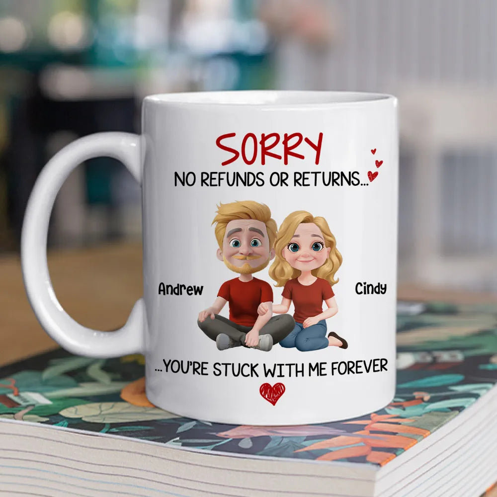 Personalized Couple Mug for Partners - Funny Romantic Gift Cup MagicInPrints