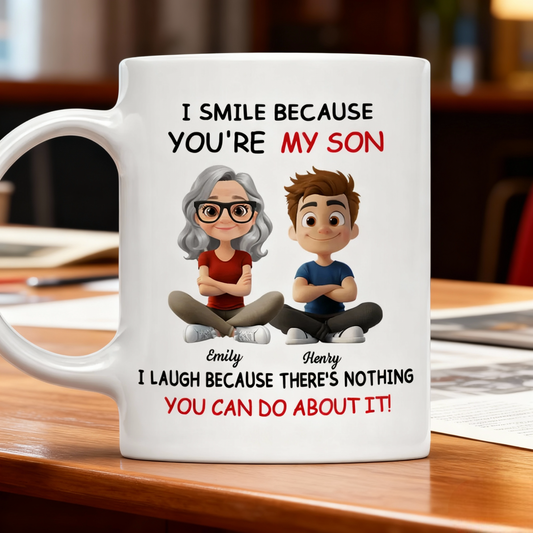 Personalized Funny Coffee Mug for Son - Sentimental Gift for Mother's Day Cup MagicInPrints