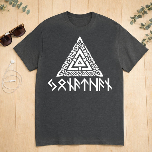 Viking Rune T-Shirt for Men - Norse Mythology Design Casual Wear Cloth MagicInPrints