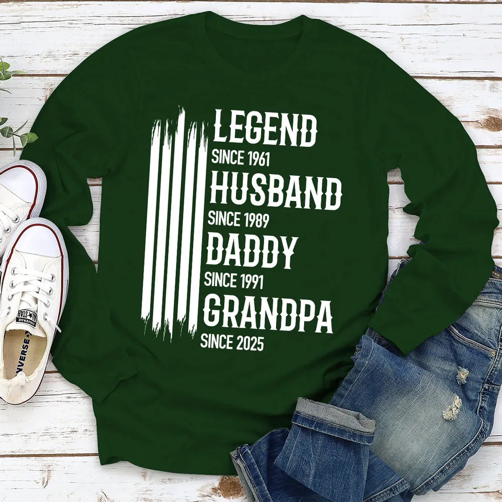 Personalized Family Generations T-Shirt for Men - Father's Day Gift Cloth MagicInPrints
