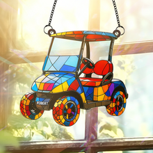 Load image into Gallery viewer, Golf Cart Suncatcher - A Personalized Gift for Golf Lovers
