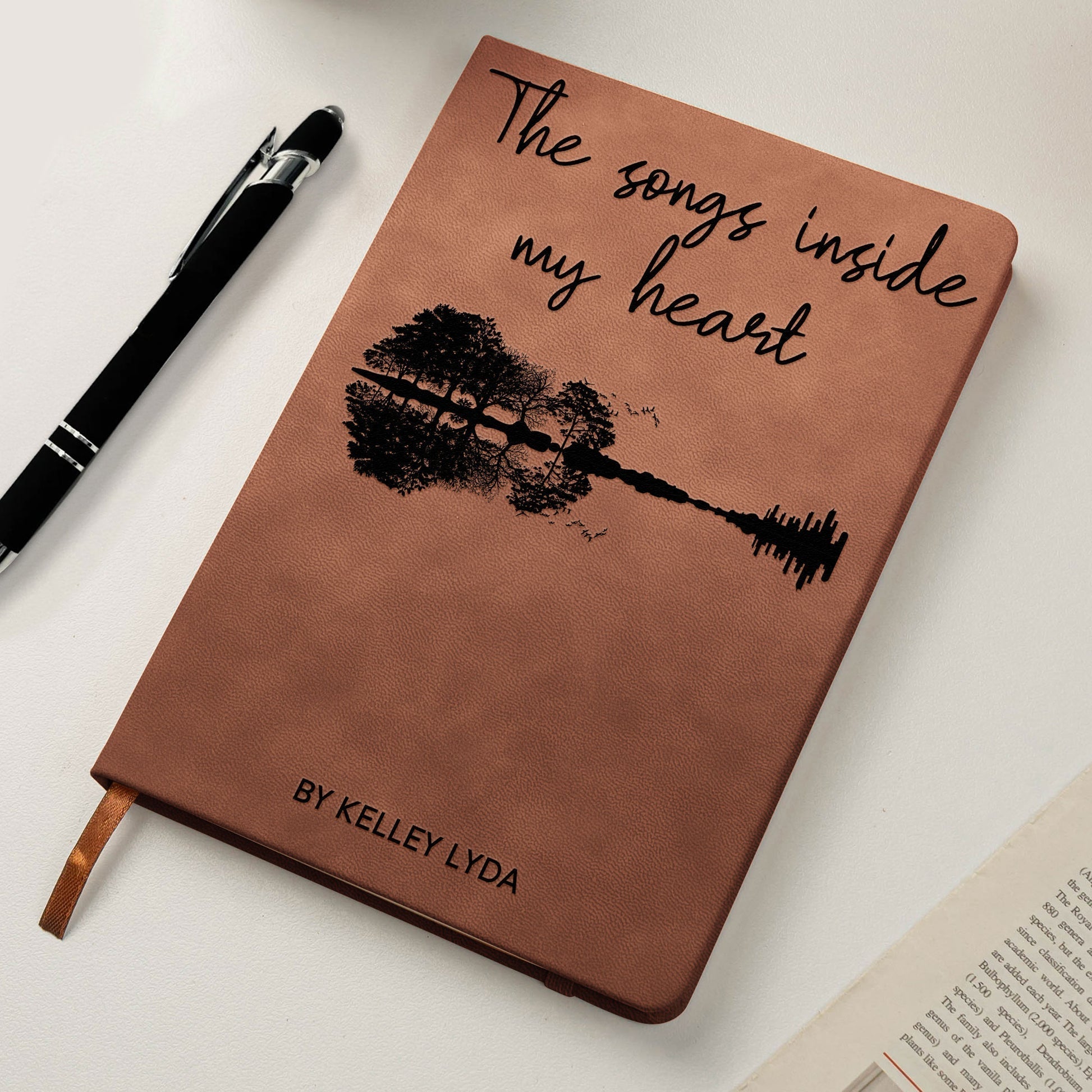 Personalized Lyric Journal for Musicians and Songwriters - Creative Inspiration Stationery MagicInPrints