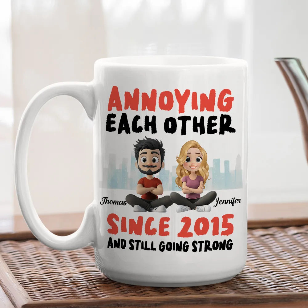 Personalized Couple Mug for Partners - Funny Anniversary Gift Cup MagicInPrints