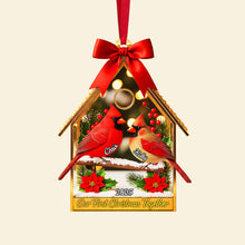 Load image into Gallery viewer, Our First Christmas Together - Customized Couple Cardinal Ornament Ornament MagicInPrints
