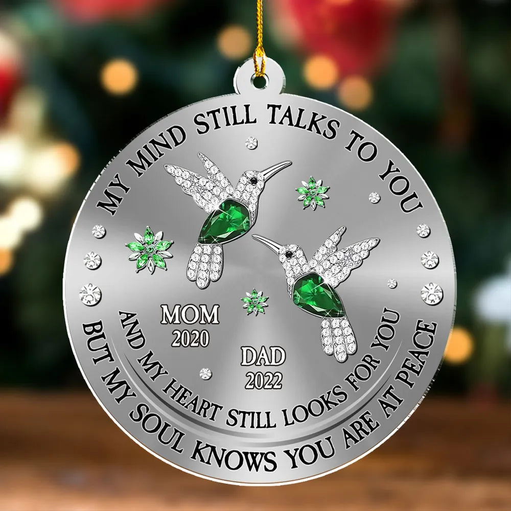 Personalized Memorial Ornament for Mom with Cardinal Design - Sentimental Keepsake Ornament MagicInPrints