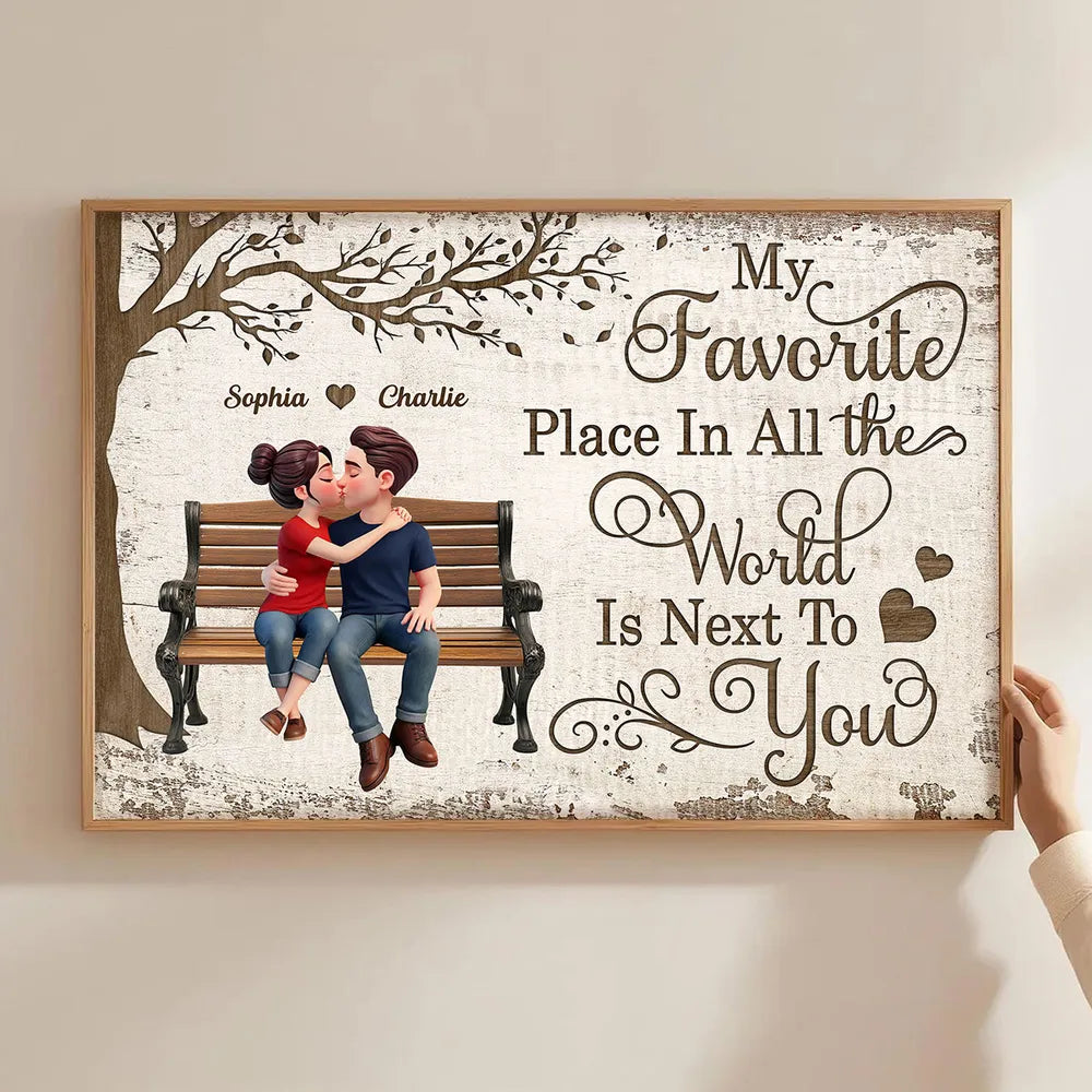 Personalized Romantic Wall Art for Couples - Sentimental Home Decor Poster or Canvas MagicInPrints